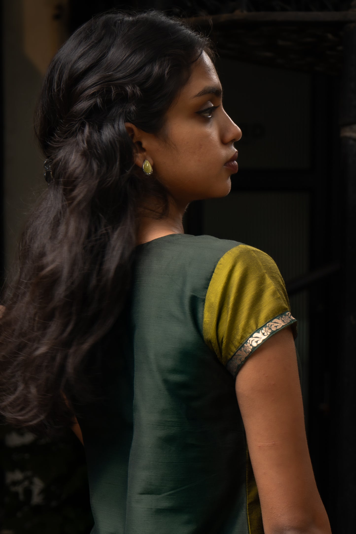 Green Panels w Zari