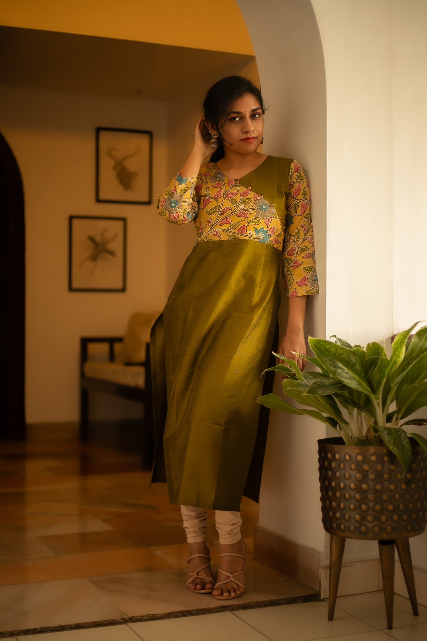Olive Dupion & Kalamkari