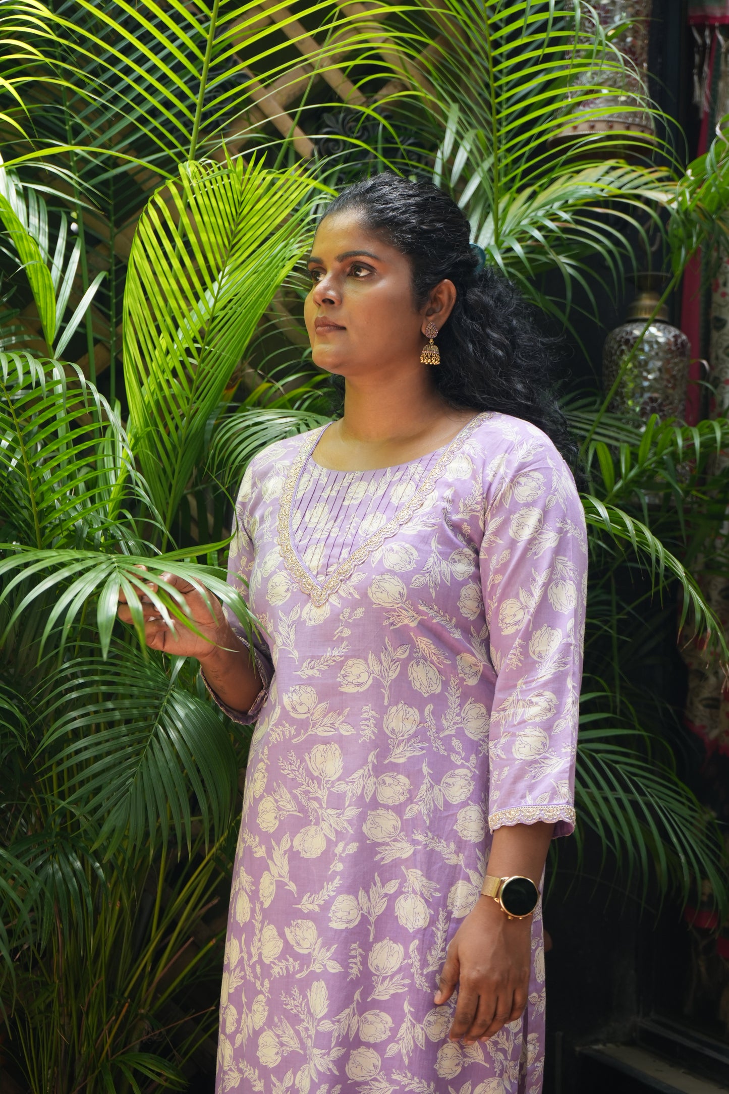 Lilac cotton set