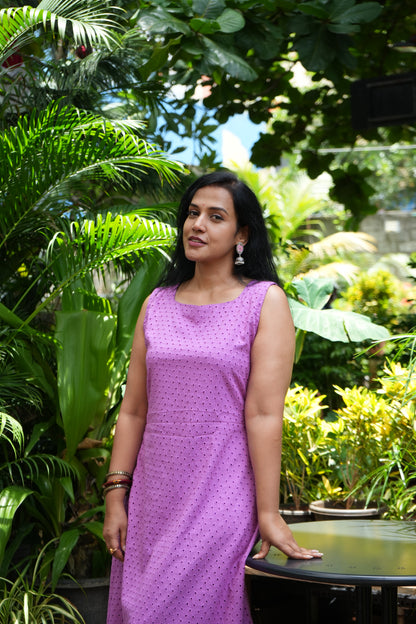 Lavender hakoba dress