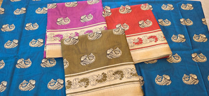 Soft silk kalamkari print saree
