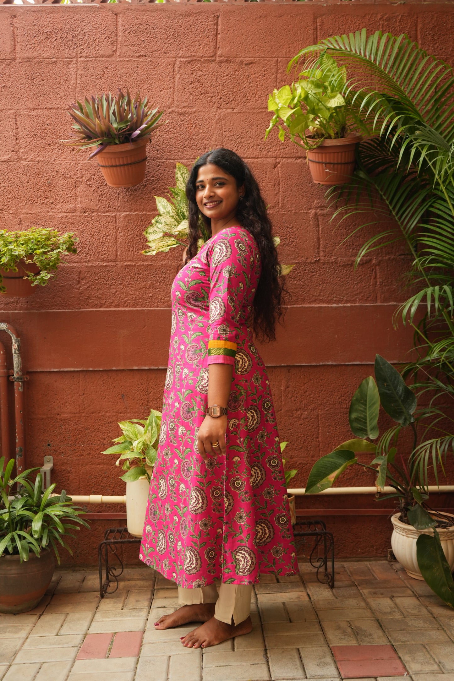 Rani floral kurti